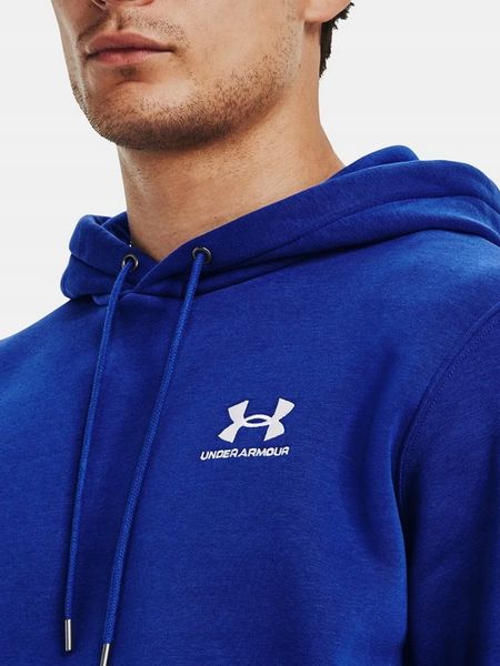 UNDER ARMOUR Polarowa bluza z kapturem UA Essential – NIEBIESKA zdjęcie 2