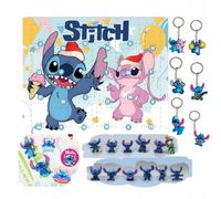 KALENDARZ ADWENTOWY 24 ELEMENTY STITCH STICZ FIGURKI BRELOKI DLA DZIECI