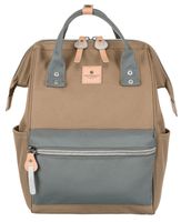 plecak materiałowy ptn beta-6072 khaki+gray