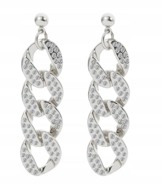 16 0112 Kolczyki Eleganckie przeplatane śliczne ogniwka zdjęcie 6