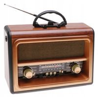 Radio PRZENOŚNE Kuchenne RETRO R20 FM Głośnik Bluetooth MP3 USB TF 4247