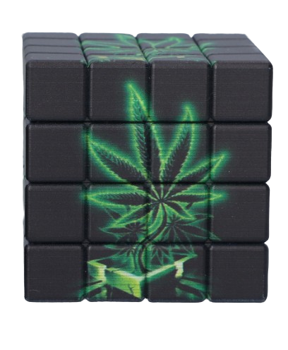 Młynek Ręczny do Suszu w Kształcie Kostki Rubika - Czarny Gentelo na Arena.pl