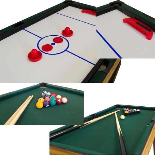 PIŁKARZYKI STÓŁ DO MULTI GIER 9W1 121x61x80CM na Arena.pl