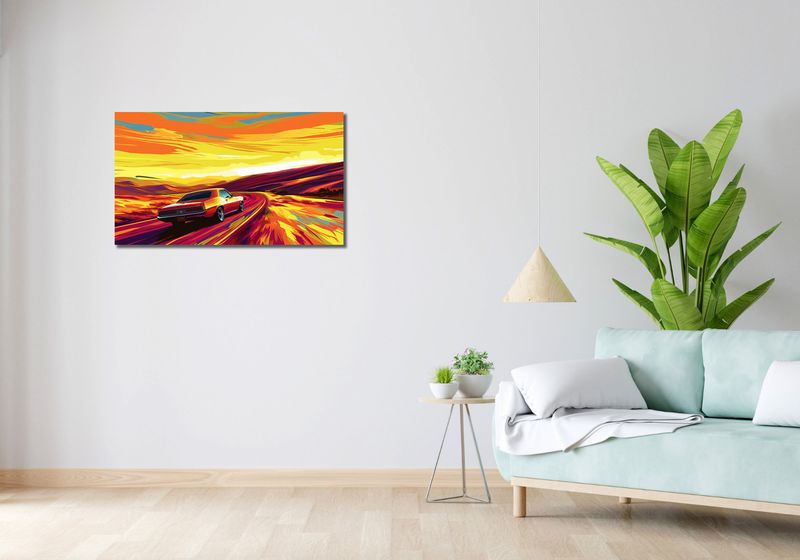 Obraz 90x50cm Pędź Przed Siebie zdjęcie 2