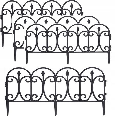 PŁOT PŁOTEK OGRODOWY PALISADA 4SZT 240CM OBRZEŻE na Arena.pl