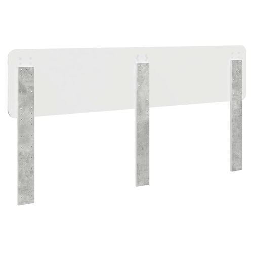 Zagłówek Betonowy szary 200 cm Materiał drewnopochodny na Arena.pl