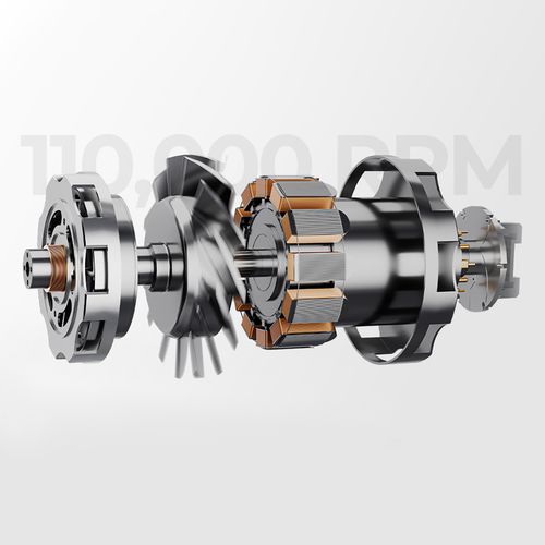 Suszarka do włosów z jonizacją i kontrolą temperatury H100 - szara na Arena.pl