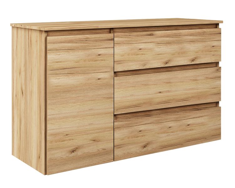 KOMODA MEGAN 120 K5 DĄB ZŁOTY do salonu przedpokoju sypialni zdjęcie 3