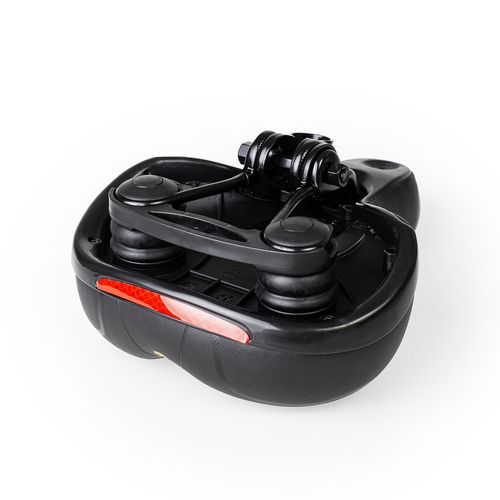 Siodełko Rowerowe Szerokie Amortyzujące Z Odblaskami Rs8 Żółte na Arena.pl