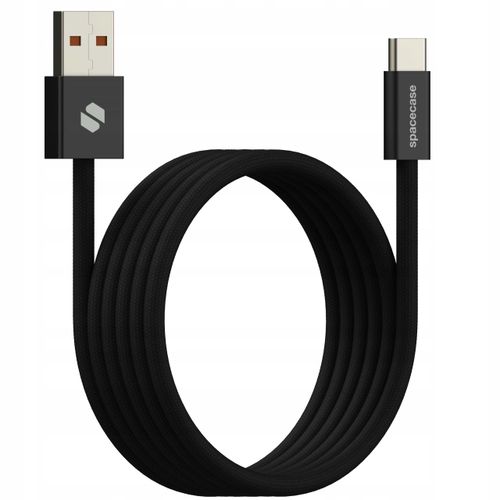 Spacecase Usb-A To Usb-C Magnetic Cable 1M 32W Cl07 Black na Arena.pl