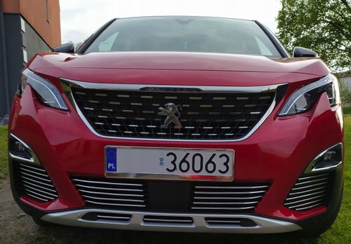 PEUGEOT 5008 II - Listwy CHROM GRILL atrapa Tuning na Arena.pl