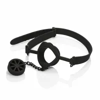 calexotics scandal gag z silikonową zatyczką, czarny, 61 cm