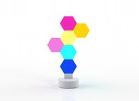 panele led rgb smart 6szt sześciokąty lampa dekoracyjna wifi bluetooth app