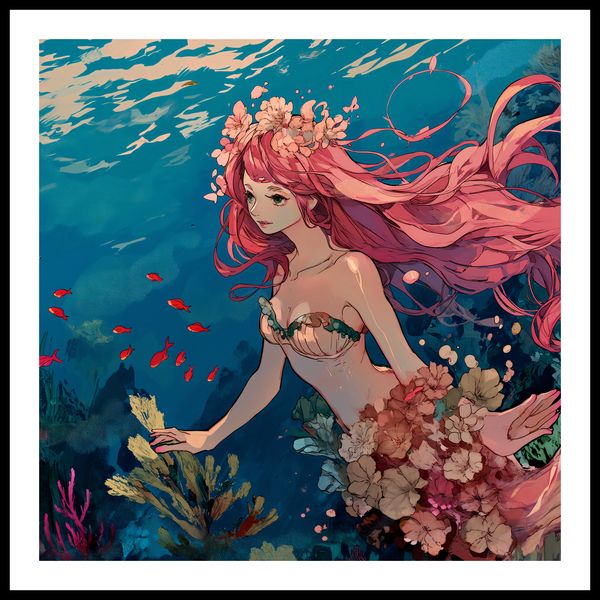 Plakat 80x80cm Nimfa Oceanu zdjęcie 3