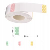 NIIMBOT Etykiety Termiczne Naklejki 14*40mm 160szt