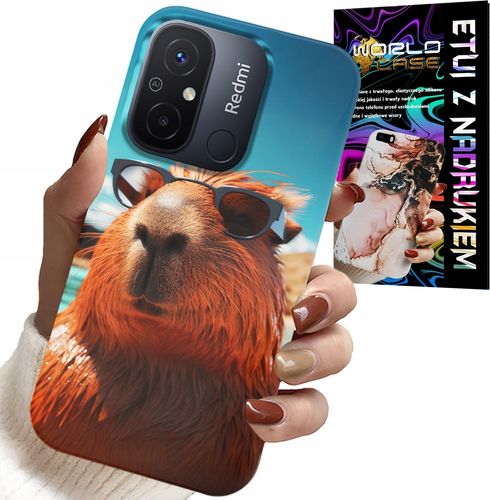 ETUI DO XIAOMI REDMI 12C - SŁODKA KAPIBARA, CAPIBARA CASE + SZKŁO na Arena.pl