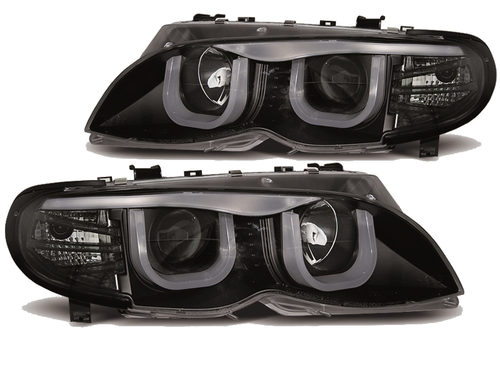 Lampy Reflektory LED 3D U-Style BMW E46 01-05 na Arena.pl