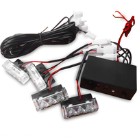 Stroboskopy stroboskop pomoc drogowa kogut 4x3 LED 12V Przełącznik