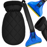 SKROBACZKA DO SZYB MOSIĘZNA DŁUGA LODU SZRONU RĘKAWICA OCIEPLANA POLAR