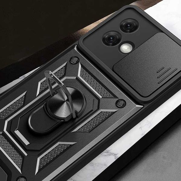 Spacecase Camring Motorola Moto G84 Black zdjęcie 4