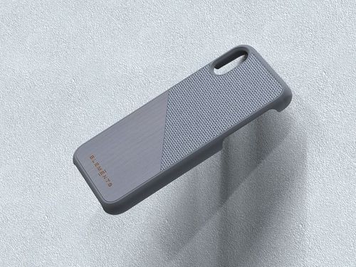 Drewniane etui iPhone Xs X (Mid Grey) na Arena.pl