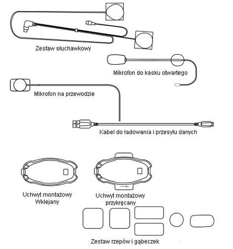 INTERPHONE ACTIVE Interkom motocyklowy na Arena.pl