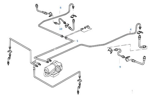 BMW E36 Compact ABS/ASC+T Zestaw przewodów hamulcowych miedzianych TYŁ na Arena.pl