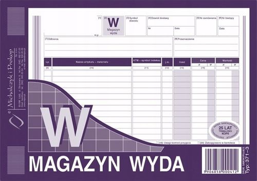 MW MAGAZYN WYDA A5 371-3 na Arena.pl