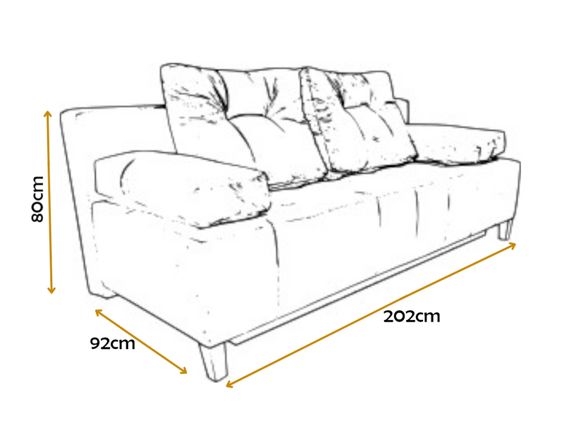 Kanapa tapicerowana MAVI funkcja spania PRODUCENT pojemnik zdjęcie 9