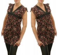 Zwiewna kobieca kwiecista tunika 1047#U