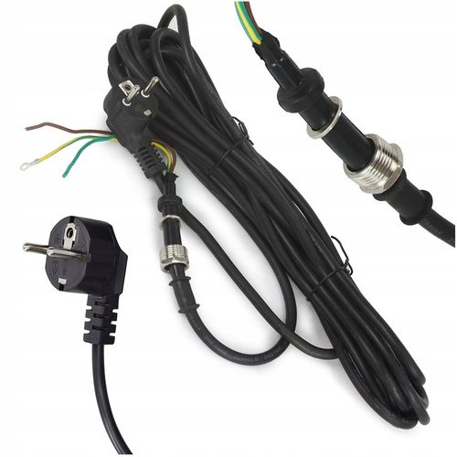 Przewód zasilający do pompy z rozdrabniaczem szamba 10M na Arena.pl