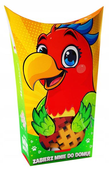 Marioinex Mini Waffle POCKET PETS - zestaw PAPUGA zdjęcie 1