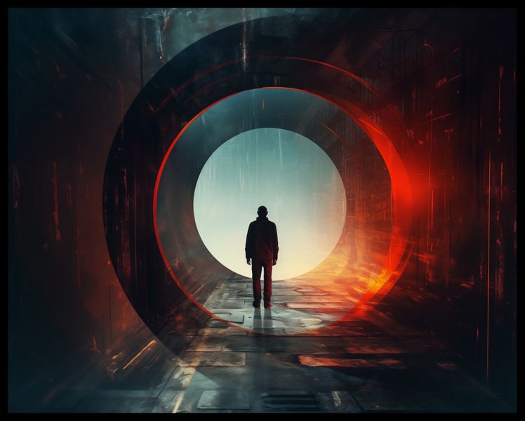 Plakat 76x60,5cm Portal do Świata zdjęcie 2