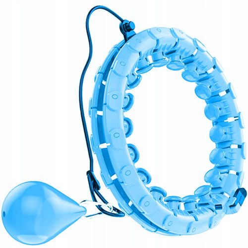 HULA HOP ODCHUDZAJĄCE Z WYPUSTKAMI MASAŻEREM 50 cm NIEBIESKIE na Arena.pl