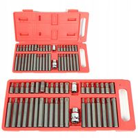 KOMPLET ZESTAW BITÓW TORX HEX SPLINE 40 ELEMENTÓW S10631