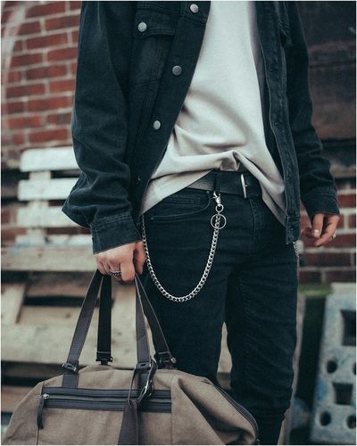 Łańcuszek do spodni męski ze stali chirurgicznej karabińczyk BLINGART na Arena.pl