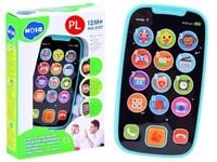 pierwszy telefon dla dziecka  na baterie niebieski | za2831 ni
