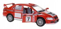 Rajdowy metalowy samochód Mitsubishi Lancer EVO