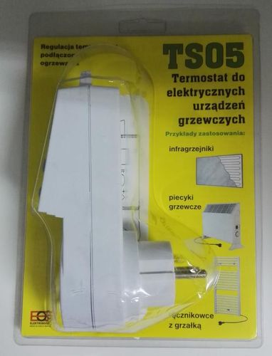 TERMOSTAT REGULATOR TEMPERATURY DO GNIAZDKA TS05 na Arena.pl