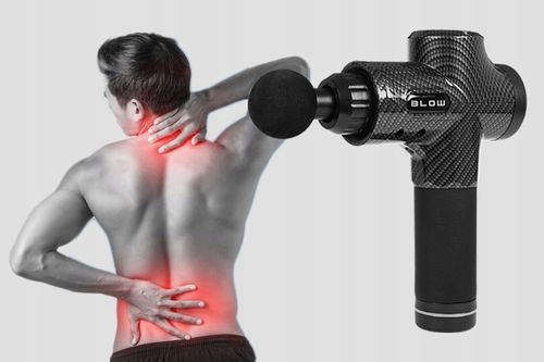PISTOLET DO MASAŻU PLECÓW CIAŁA STÓP MASAŻER MASSAGE GUN 10 KOŃCÓWEK ZESTAW na Arena.pl