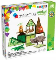 MAGNA-TILES KLOCKI MAGNETYCZNE JUNGLE ANIMALS ZWIERZĘTA DŻUNGLA 25 el.