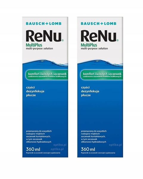 PŁYN DO SOCZEWEK RENU MULTIPLUS 360 ML BAUSCH&LOMB zdjęcie 3