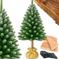 CHOINKA SZTUCZNA 180 cm GĘSTA NA PNIU SOSNA DIAMENTOWA JAK ŻYWA PREMIUM