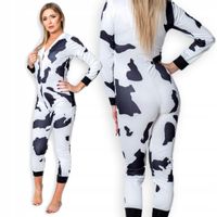 PIŻAMA DAMSKA Seksowne Body Długie Grube 200b r.XL