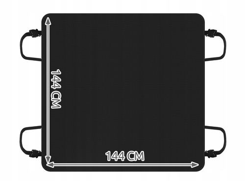 pokrowiec do samochodu - mata dla psa 144x144cm na Arena.pl