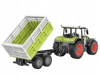 TRAKTOR CIĄGNIK Claas Arion 660 Z PRZYCZEPĄ ZDALNIE STEROWANY 1:24 RC