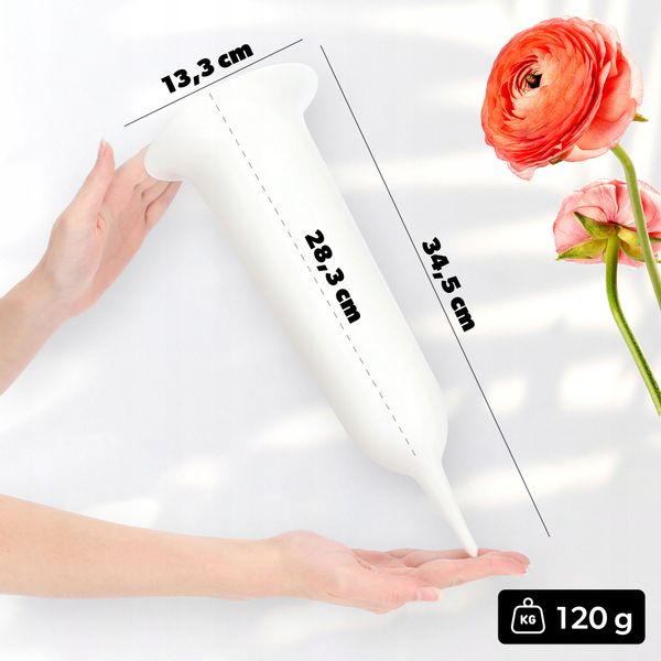 WAZON FLAKON NA CMENTARZ WBIJANY NAGROBEK 35cm zdjęcie 2