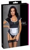 cottelli costumes stroj kelnerki body z fartuszkiem s czarny-biały