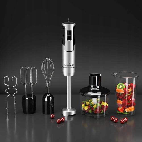 BLENDER RĘCZNY WIELOFUNKCYJNY MIKSER LEHMANN TYTANOWE OSTRZA MOCNY na Arena.pl