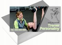 Wizytówki firmowe Foliowane 1000szt wiele wzorów TRENER PERSONALNY